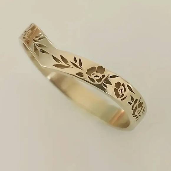 🆕Gold color 2 pcs ring set - Picture 3 of 4